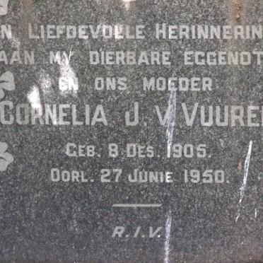 VUUREN Cornelia, J.v. 1905-1950