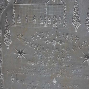 MARAIS Cornellia Jacoba nee SMIT 1818-1898