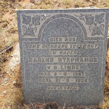 LINDE Barend Stephanus, v.d. 1887-1936