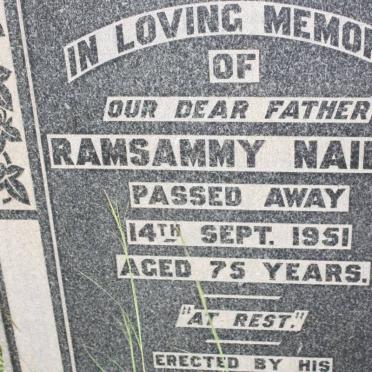 NAIDOO Ramsammy -1951