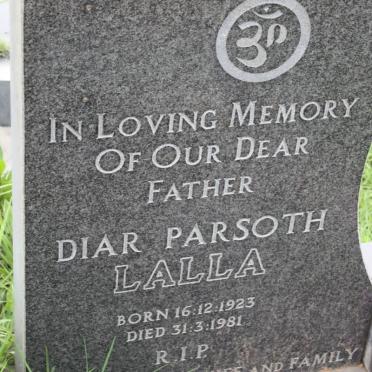LALLA Diar Parsoth 1923-1981