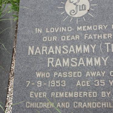 RAMSAMMY Naransammy -1953