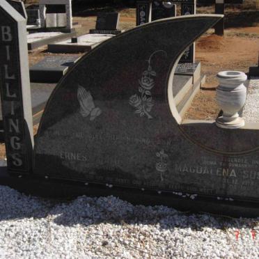 BILLINGS Ernest James 1920- &amp; Magdalena Susanna 1918-19??