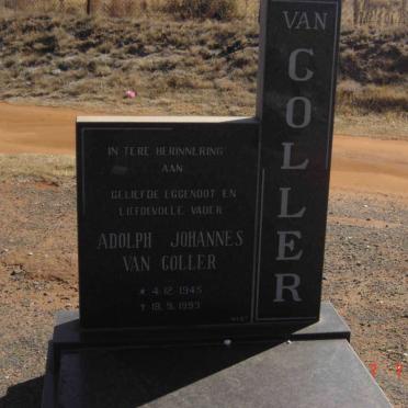 COLLER Adolph Johannes, van 1945-1993