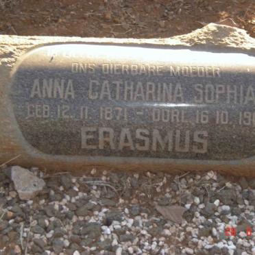 ERASMUS Anna Catharina Sophia 1871-1960