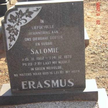 ERASMUS Salomie 1962-1978