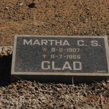 GLAD Martha C.S. 1907-1965