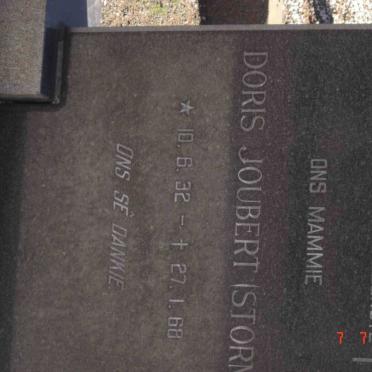 JOUBERT Doris nee STORM 1932-1968