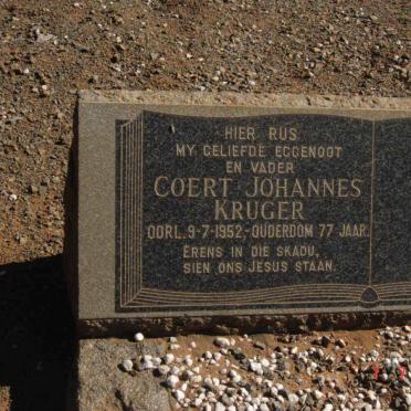KRUGER Coert Johannes -1952