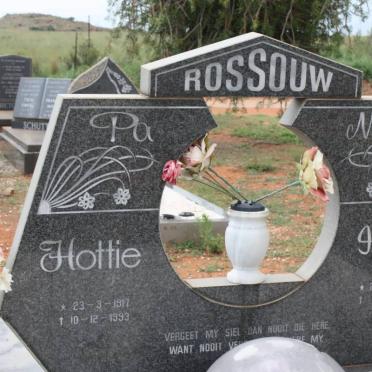 ROSSOUW Hottie 1917-1993 &amp; Irene 1921-