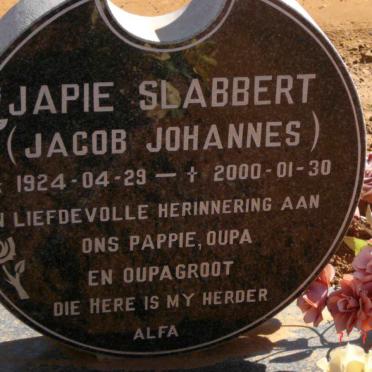 SLABBERT Jacob Johannes 1924-2000