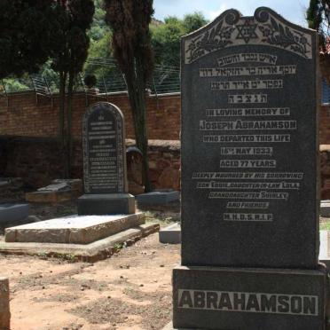 ABRAHAMSON Joseph -1933