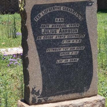 AHRBECK Julius