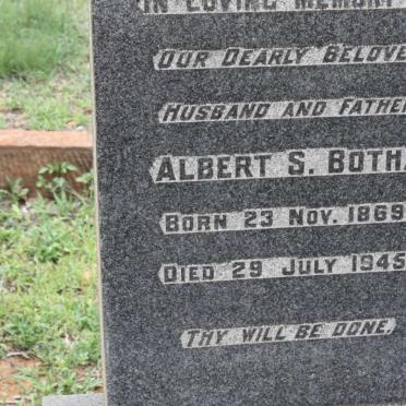 BOTHA Albert S. 1869-1945