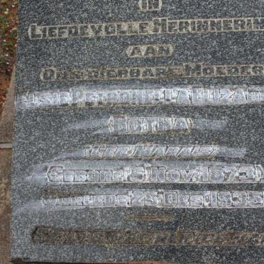 BOTHA Elsie Petronella Elizabeth nee MARAIS 1873-1935 