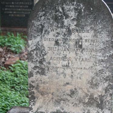 BRODIE William J.T. -1924