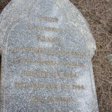 DAVIES Frank -1904