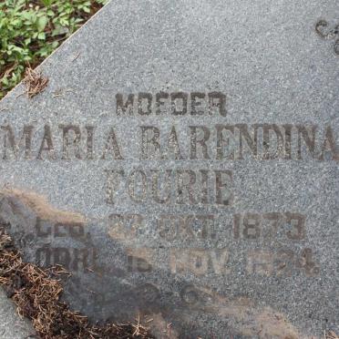 FOURIE Johannes Stephanus 1859-1902 :: FOURIE Maria Barendina 1873-1924 :: FOURIE David Stephanus 1895-1954