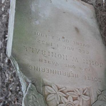 HONIBALL John W. 1852-1901