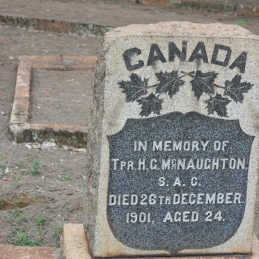 McNAUGHTON H.G. -1901