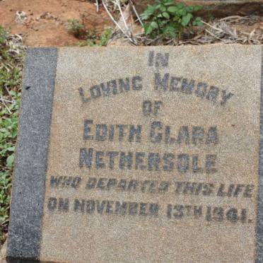 NETHERSOLE Edith Clara -1941