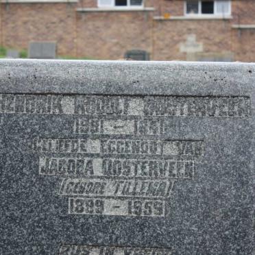 OOSTERVEEN Hendrik Rudolf 1891-1941 &amp; Jacoba TILLEMA 1889-1959