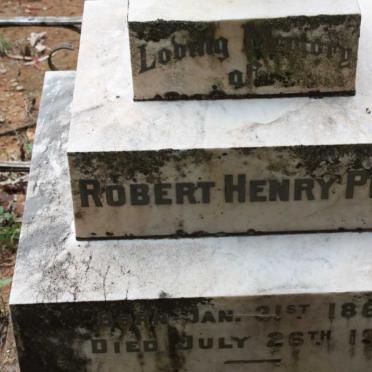 PITT Robert Henry 1860-1910 :: PITT Ashton Robert 1902-1906 