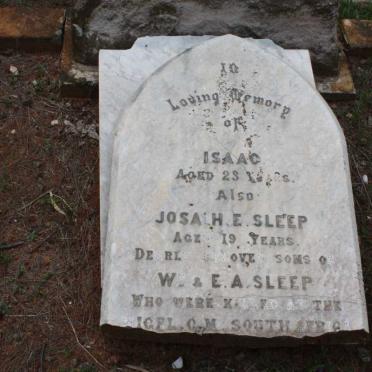 SLEEP Isaac :: SLEEP Joseph E.