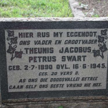 SWART Theunis Jacobus Petrus 1890-1945