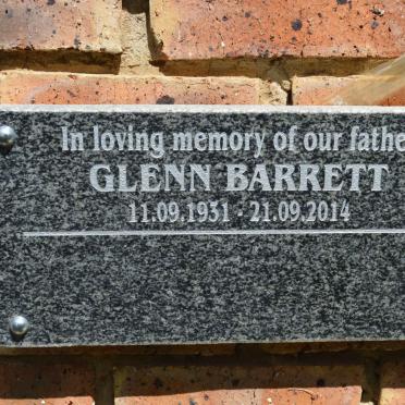 BARRETT Glenn 1931-2014