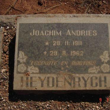 HEYDENRYCH Joachim Andries 1911-1962