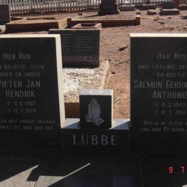 LUBBE Salmon Gerhardus Anthonie 1947-1951 :: LUBBE Pieter Jan Hendrik 1937-1979