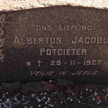 POTGIETER Albertus Jacobus 1927-1927