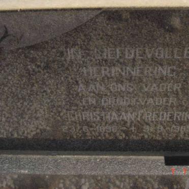 HERBST Christiaan Frederik 1898-1989 &amp; Nicolasina Wilhelmina Jacoba PIETERSE 1898-1975