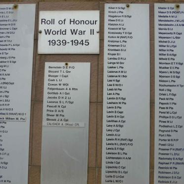 06. Roll of Honour World War II - 1939-1945 continued