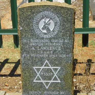 ROSENBERG A.L. :: LAWRENCE A. -1943