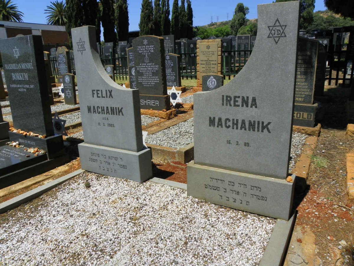 MACHANIK Felix -2003 &amp; Irena -1989