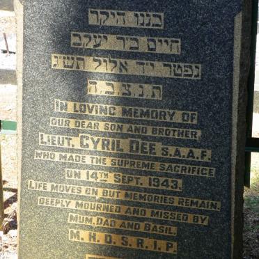 DEE Cyril -1943