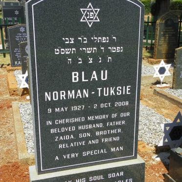 BLAU Norman-Tuksie 1927-2008