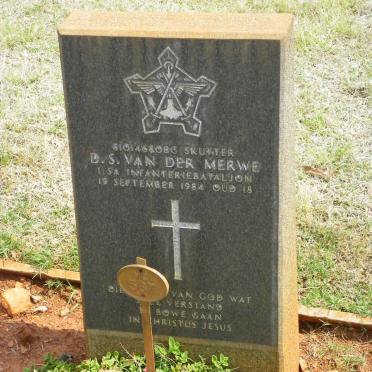 MERWE D.S., van der -1984