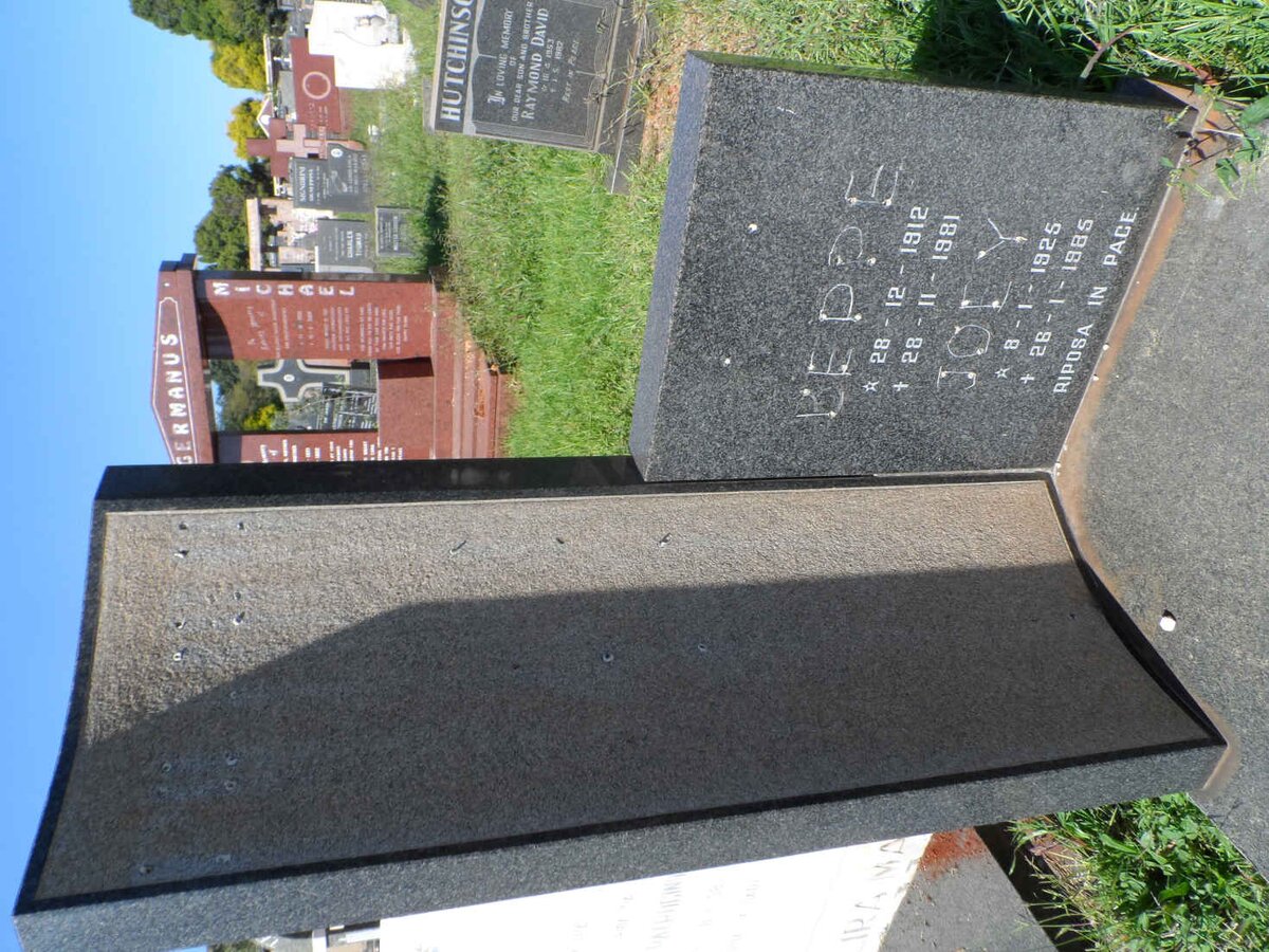 ? Beppe 1912-1981 &amp; Joey 1925-1985