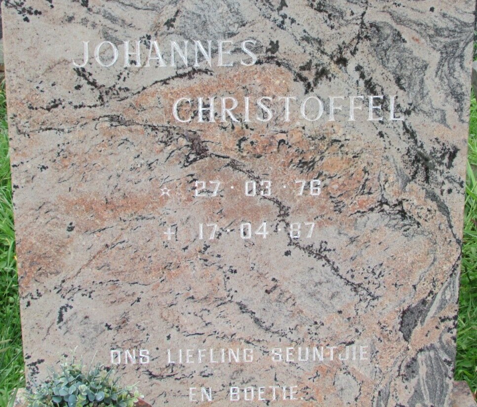 ? Johannes Christoffel 1976-1987