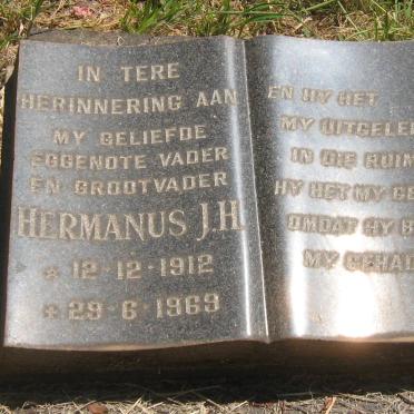 ? Hermanus J.H. 1912-1969