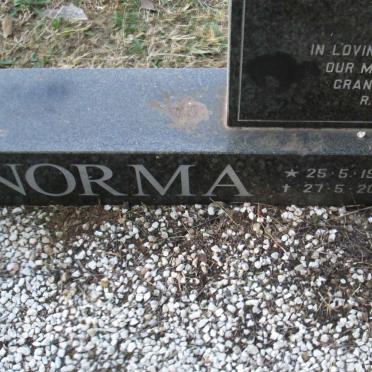 ? Louis 1921-1991 &amp; Norma 1926-2001
