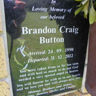 BUTTON Brandon Craig 1990-2012