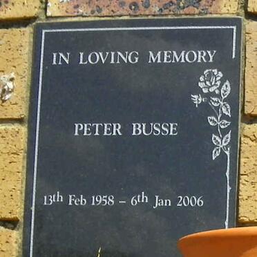 BUSSE Peter 1958-2006