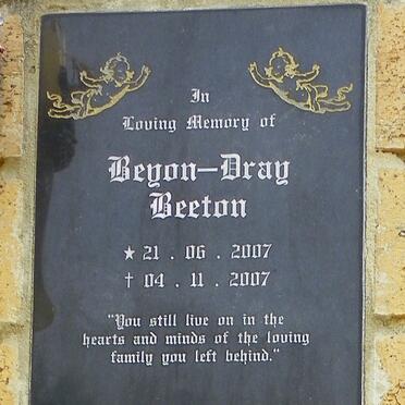 BEETON Beyon-Dray 2007-2007