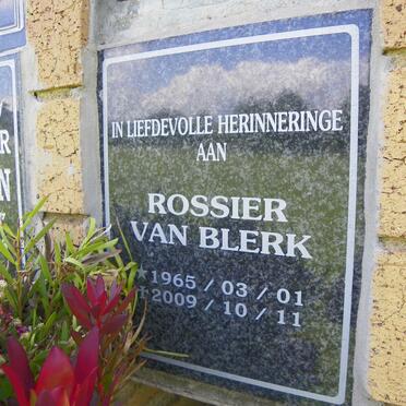 BLERK Rossier, van 1965-2009
