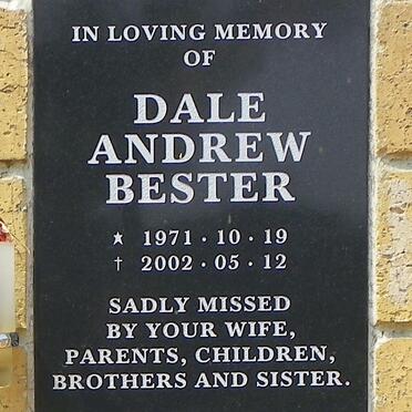 BESTER Dale Andrew 1971-2002