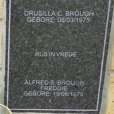 BROUGH Alfred S. 1975- &amp; Drusilla C. 1975-